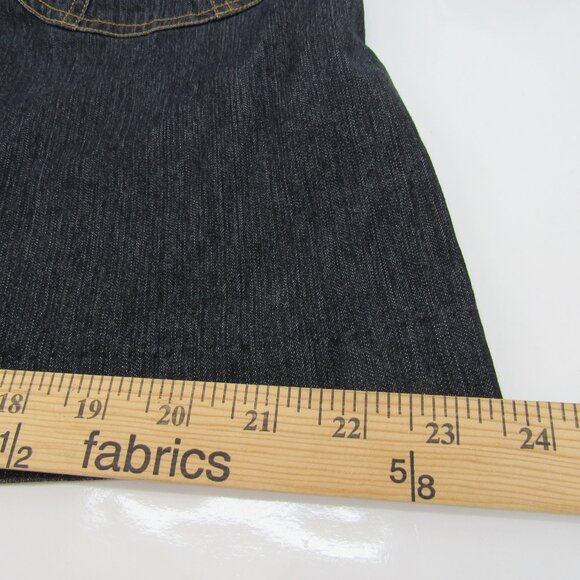 Bisou Bisou Michele Bohbot Women's 3 Button Blue Jean Jacket w/Belt Size Medium - Picture 10 of 11